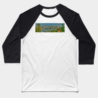 Sunny Sydney Harbour pano 1 Baseball T-Shirt